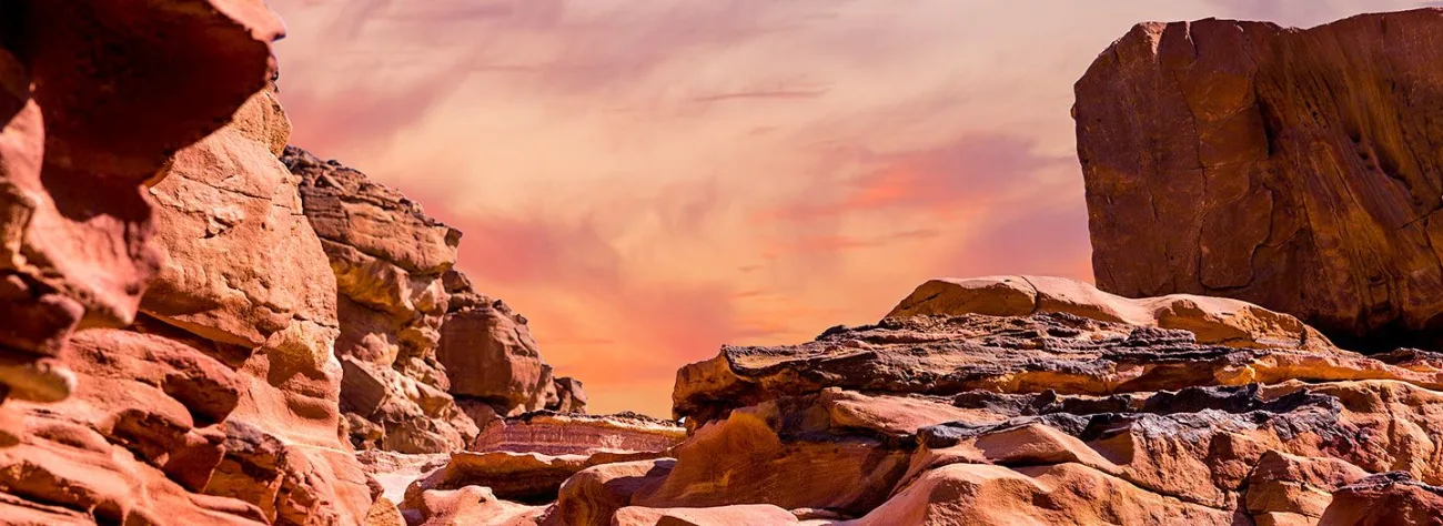 The Natural Wonder of the Colored Canyon